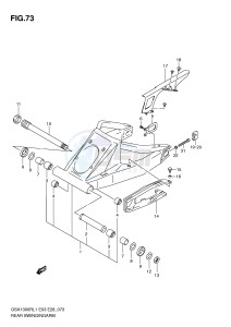 GSX1300R (E3-E28) Hayabusa drawing REAR SWINGING ARM