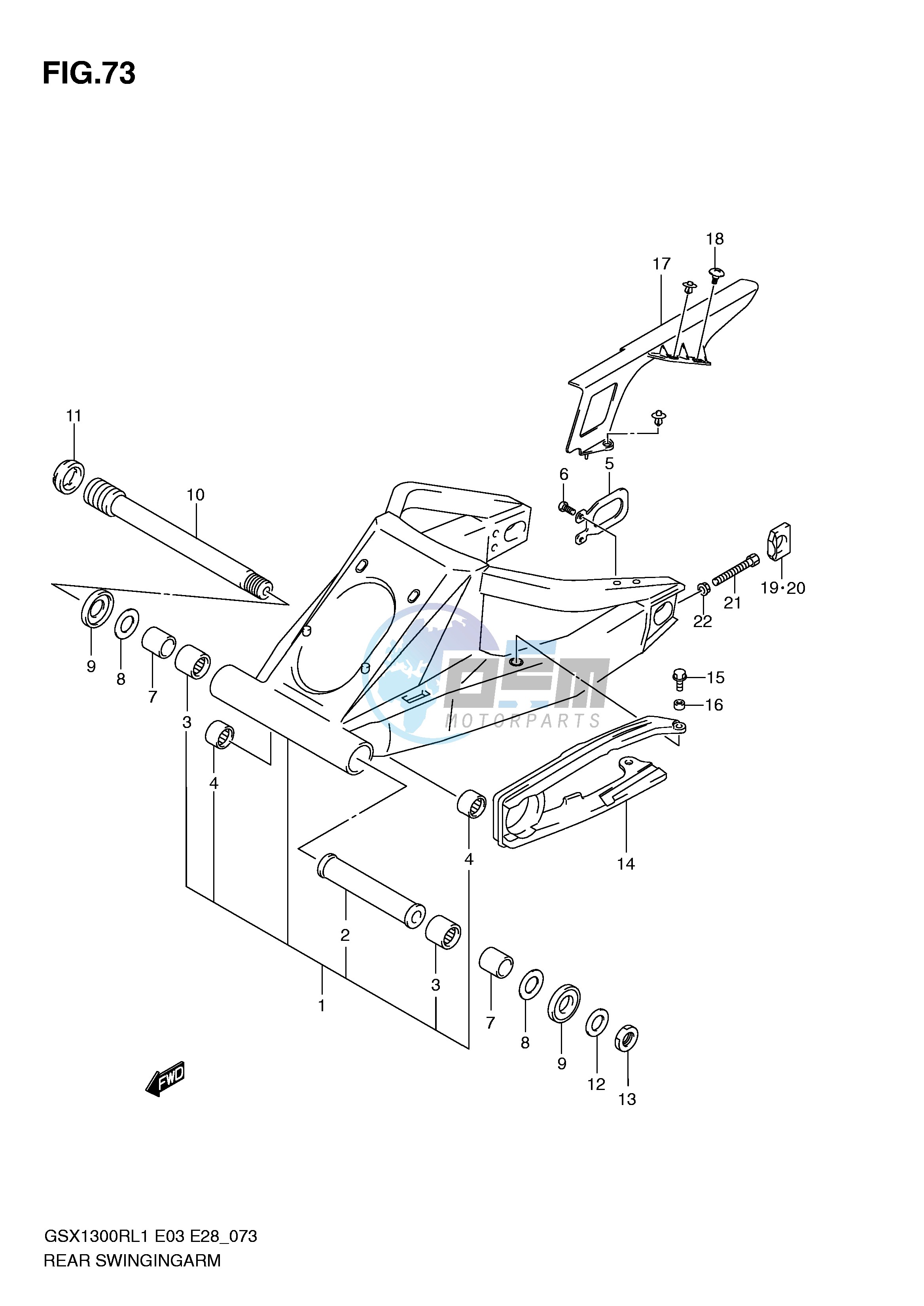 REAR SWINGING ARM