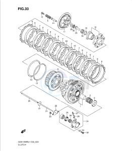 GSX1300R drawing CLUTCH