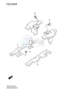 AN650Z ABS BURGMAN EXECUTIVE EU drawing FOOTBOARD BRACKET