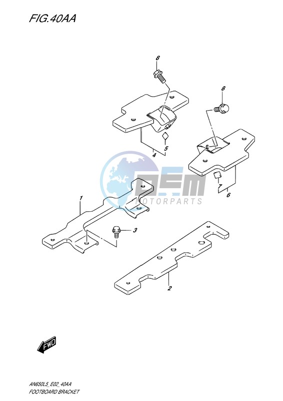 FOOTBOARD BRACKET