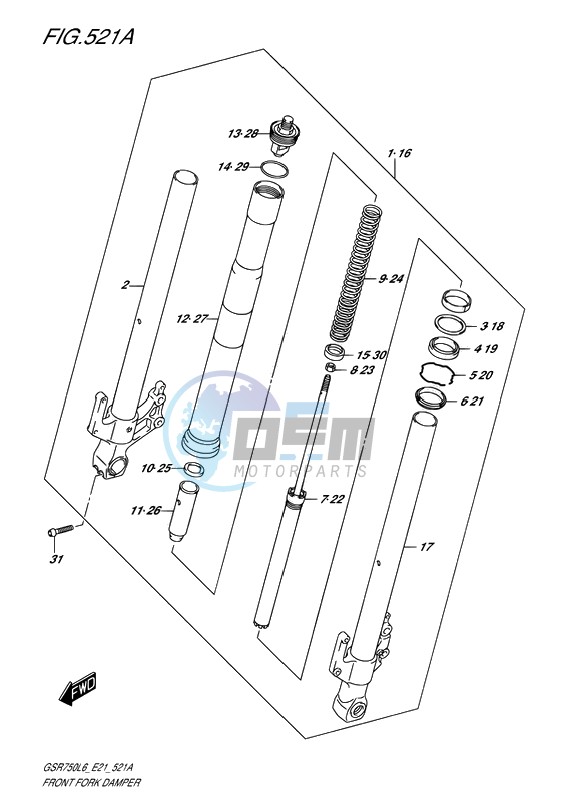 FRONT FORK DAMPER