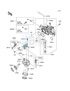 VN900 CLASSIC VN900BDF GB XX (EU ME A(FRICA) drawing Throttle