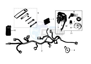 HD EU2 - 200 cc drawing WIRING HARNESS