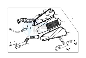 FIDDLE II 50 25KMH OLD ENGINE drawing AIRFILTER