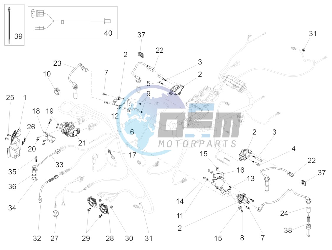 Front electrical system