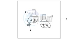 VT750C9 E / KMH drawing THROW OVER BAGS