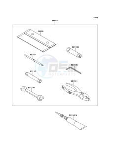 D-TRACKER 125 KLX125DCF XX (EU ME A(FRICA) drawing Owner's Tools