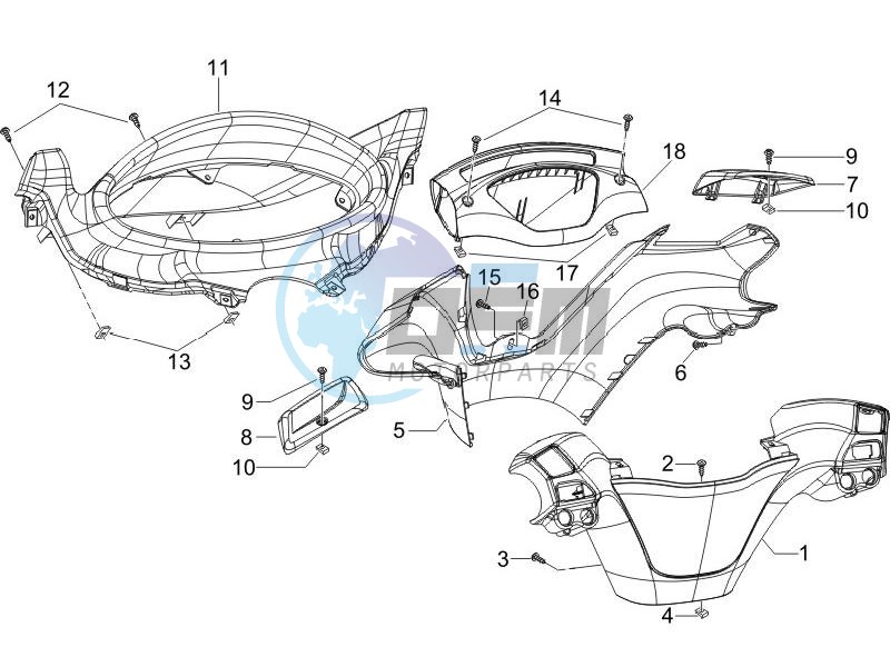 Anti-percolation system