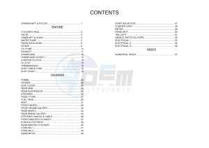 YZF-R125A YZF-R125 ABS R125 (BR61 BR61 BR61 BR61) drawing .6-Content