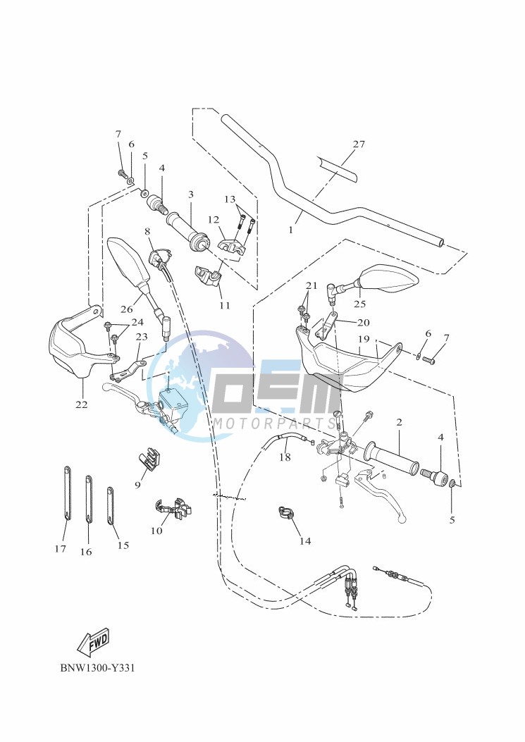 STEERING HANDLE & CABLE