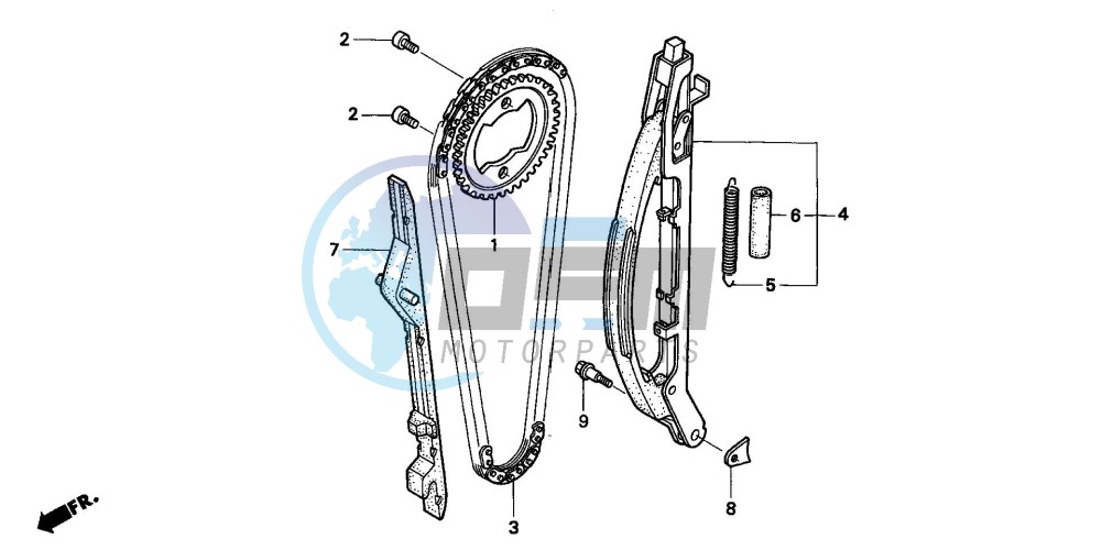 CAM CHAIN/TENSIONER