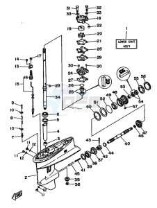 25J drawing LOWER-CASING-x-DRIVE-1