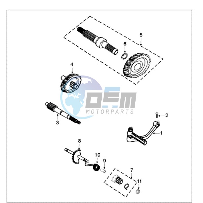 DRIVE SHAFTS / KICKSTARTER