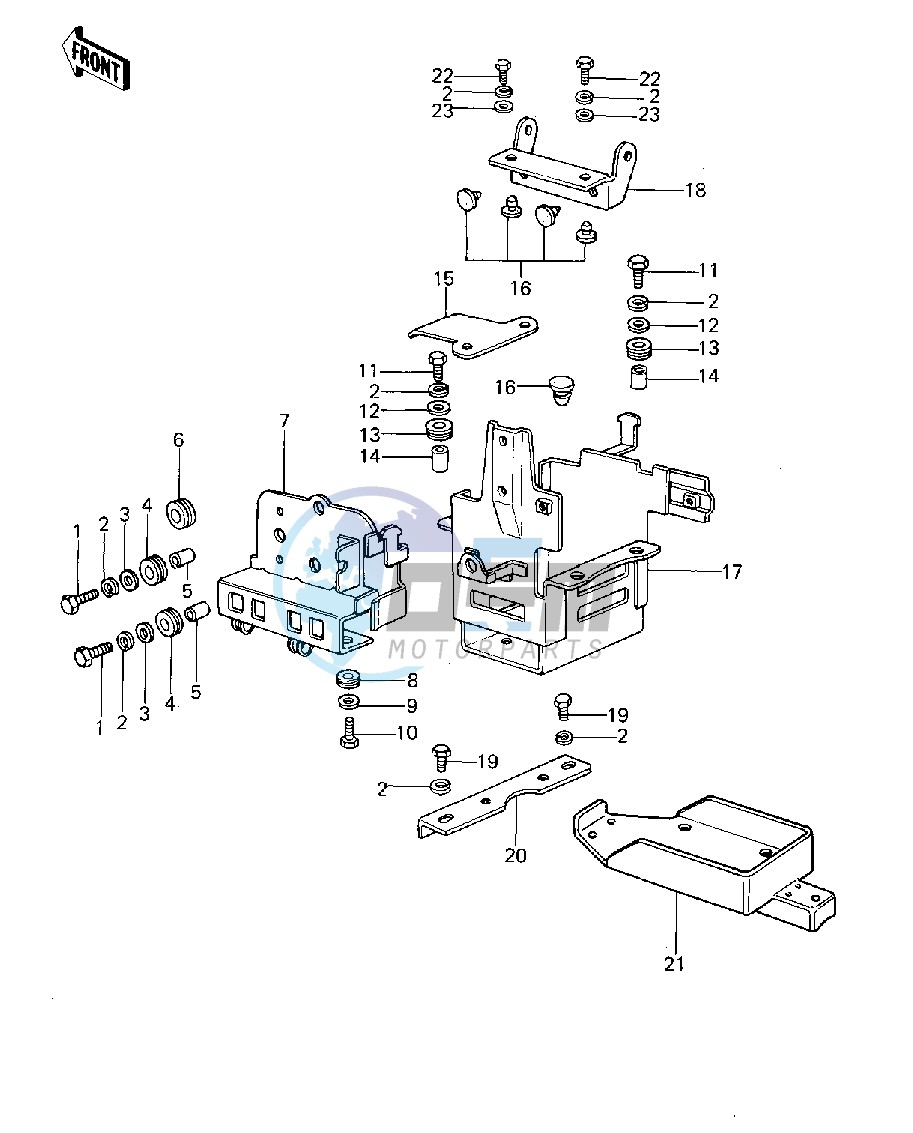 BATTERY CASE_TOOL CASE -- 77-78 A1_A2_A2A- -