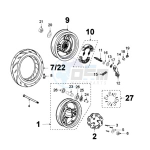 LUDIX 10 RORS SNAKE EU drawing WHEELS