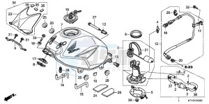 CBR125RWB CBR125RW E drawing FUEL TANK