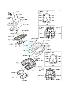 VN2000 CLASSIC VN2000H8F GB XX (EU ME A(FRICA) drawing Cylinder Head Cover