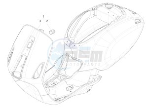 PRIMAVERA 50 25 KMH 4T 2V E 4V NOABS E2 25kmh (EMEA) drawing Frame/bodywork