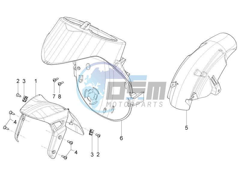 Wheel housing - Mudguard