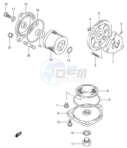 LT-F160 (P24) drawing OIL PUMP - FUEL PUMP