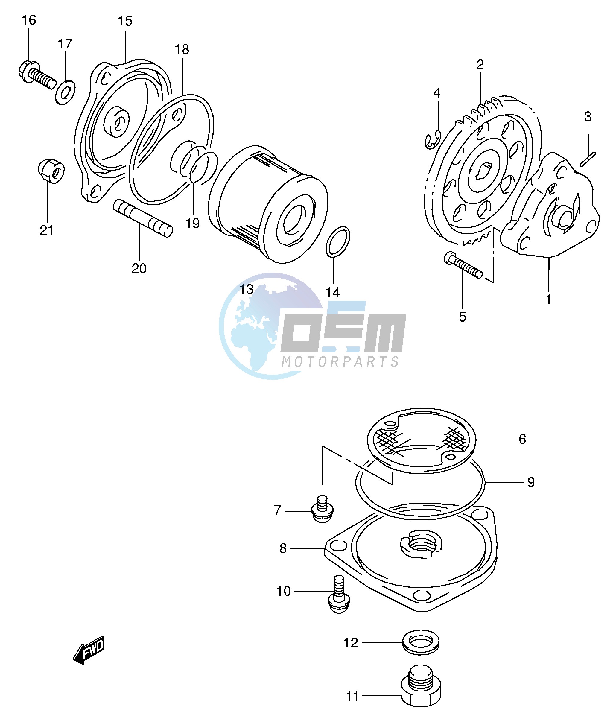 OIL PUMP - FUEL PUMP