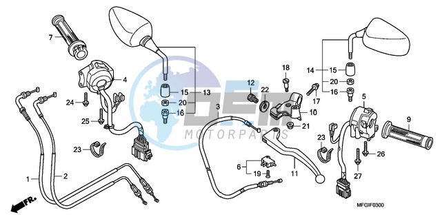 HANDLE LEVER/SWITCH/ CABLE