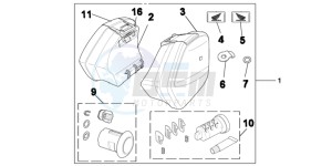 NC700SDD NC700S Dual Cluth ABS 2ED drawing KIT, PANNIER 29L ONE KEY