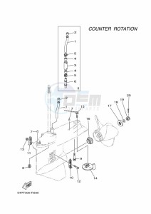 LF150XB-2017 drawing PROPELLER-HOUSING-AND-TRANSMISSION-4