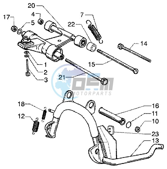 Central Stand - Swinging arm