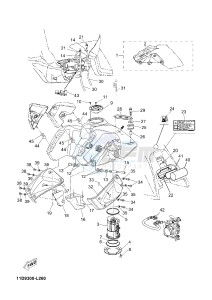 XT660Z TENERE (2BD6 2BD6 2BD6) drawing FUEL TANK