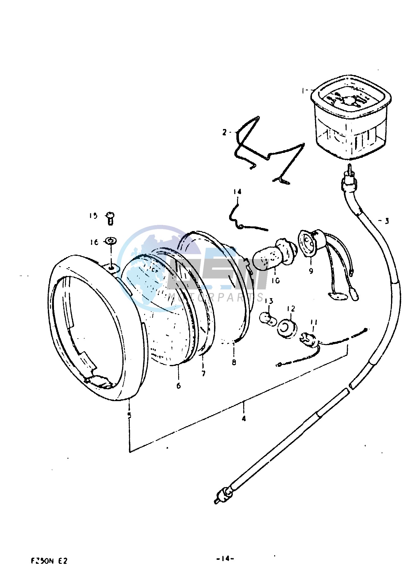 SPEEDOMETER - HEADLAMP