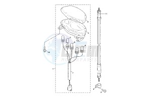 NXC CYGNUS X 125 drawing METER