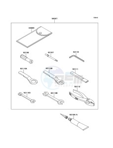 W800 EJ800ACFA GB XX (EU ME A(FRICA) drawing Owner's Tools