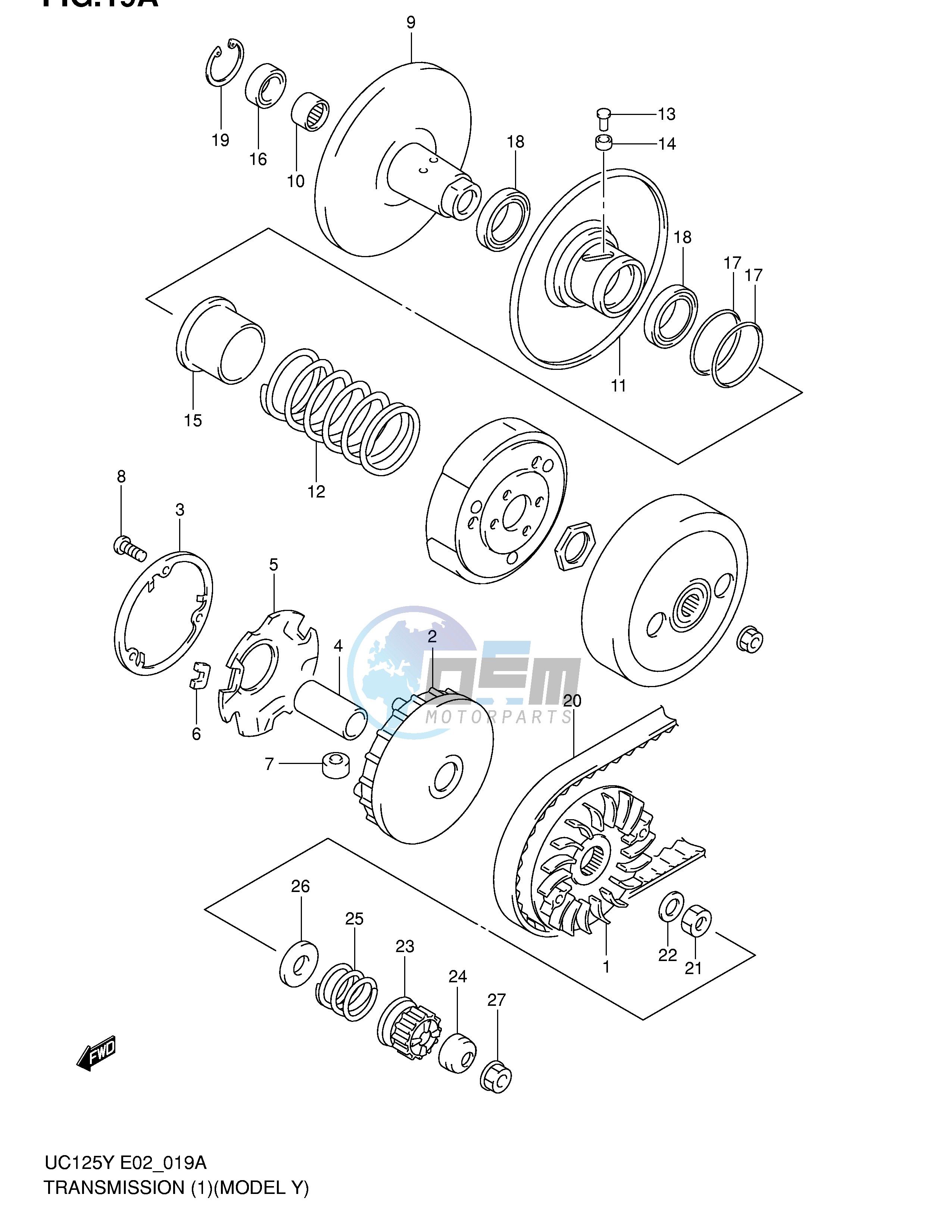 TRANSMISSION (1)(MODEL Y K1)