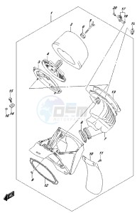 RM-Z250 drawing AIR CLEANER