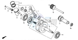 MT50F drawing CRANKSHAFT/PISTON