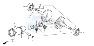 PK50SM drawing CRANKSHAFT/PISTON