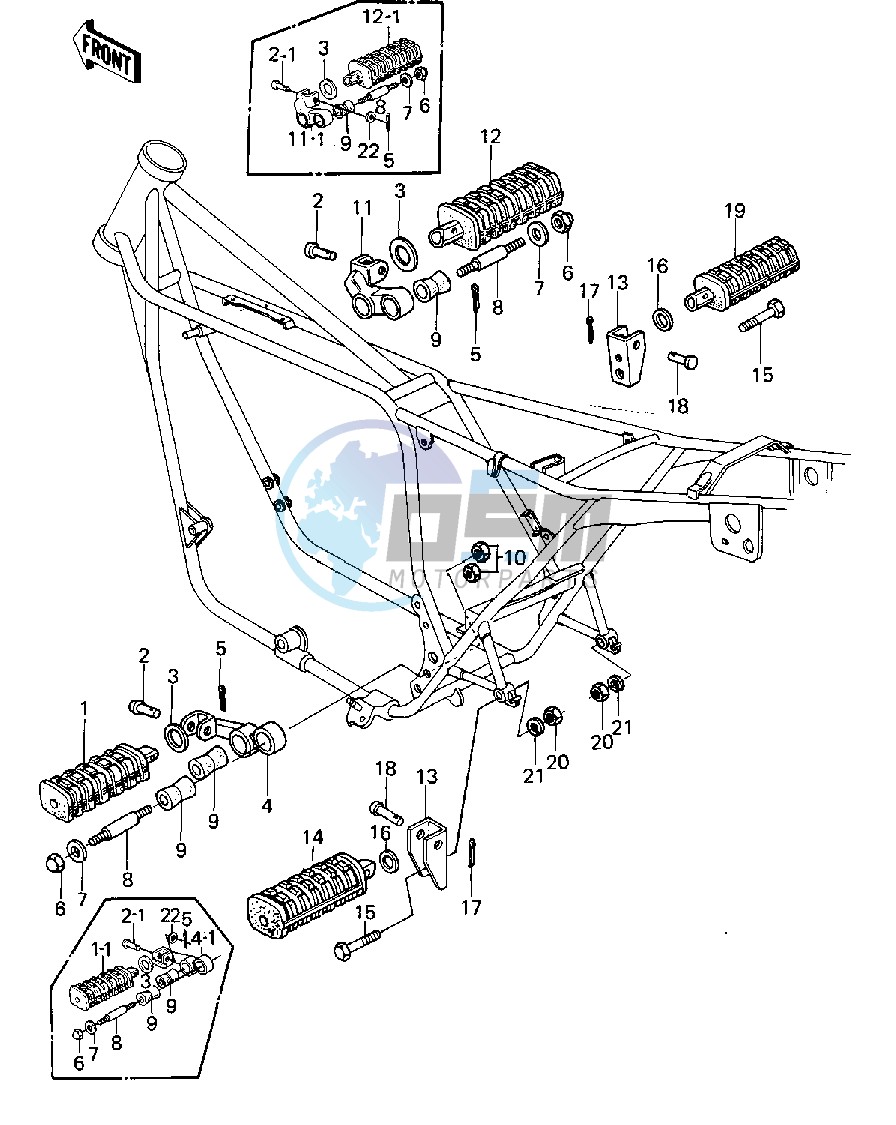 FOOTRESTS -- 79-80 A3_A3A_A4- -