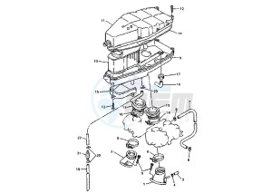 XVZ ROYAL STAR 1300 drawing INTAKE