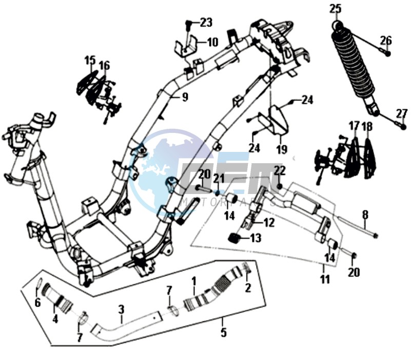 FRAME / ENGINE MOUNT