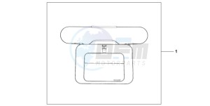 ST1300 drawing TOP BOX INNER BAG