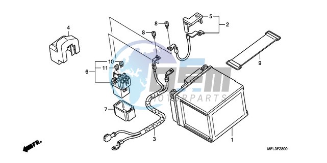 BATTERY (CBR1000RR)