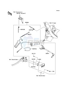 VERSYS KLE650CCF XX (EU ME A(FRICA) drawing Accessory(Grip Heater)