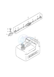 DF 9.9A drawing Fuel Tank