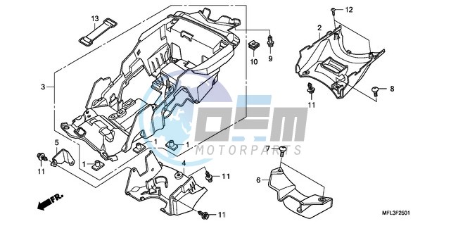 REAR FENDER (CBR1000RA)