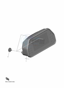 YZF1000 YZF-R1 (B3LM) drawing METER