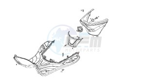 BOULEVARD - 50 CC 2T drawing FOOTBOARD