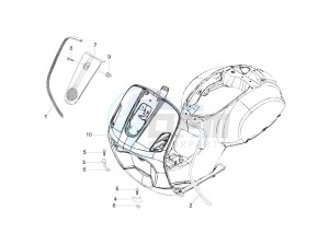 LXV 150 4T USA drawing Front shield