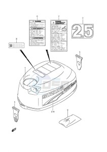 DF 2.5 drawing Engine Cover